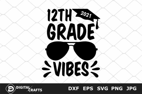 12th Grade Vibes: Celebrating the Senior Year Journey with Back to School SVGs