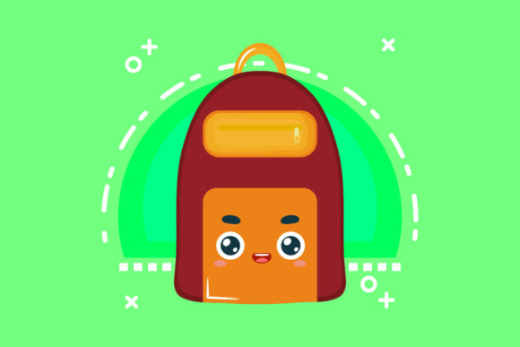Back to School Kawaii Cute Bags: Creative Design Assets for Modern Classrooms and Craft Projects