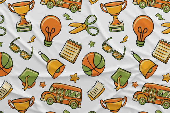 Back to School Seamless Pattern 03: A Strategic Design Tool for Creative Professionals