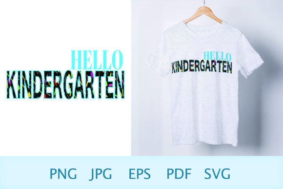 Back to School SVG Hello Kindergarten