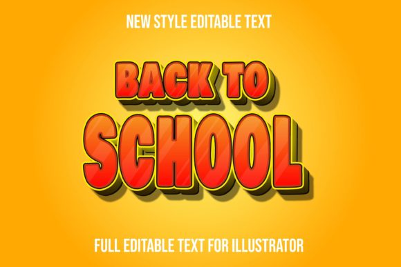 Back to School Text Effect: A Strategic Asset for Visual Communication and Brand Positioning