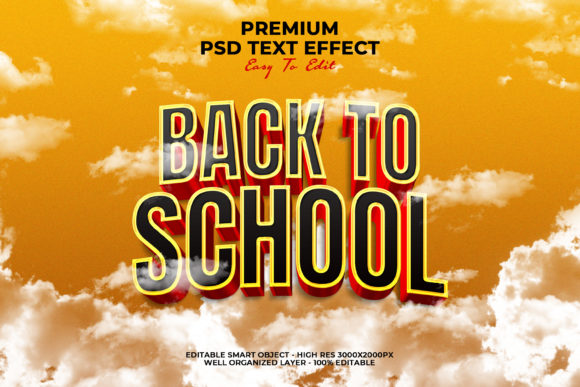 Back to School Text Style Effect: A Versatile Design Tool for Creators and Marketers