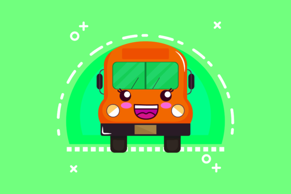 Bringing Creative Joy to Class: The Versatile Charm of Back to School Bus Kawaii Designs
