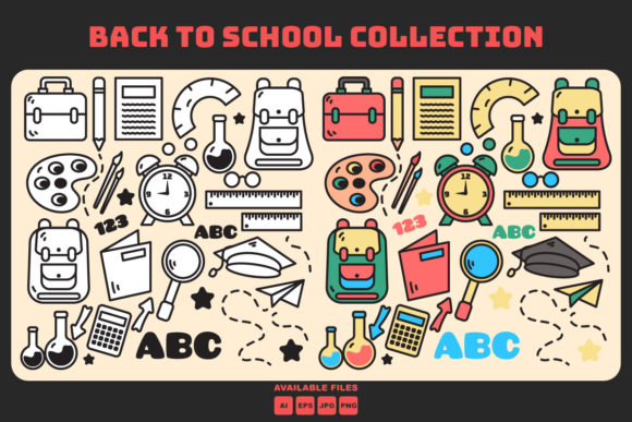 Doodle Back to School Collection: Your Creative Shortcut to Engaging Seasonal Visuals