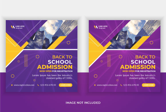 Evaluating the Back to School Admission Banner for Effective Campaigns