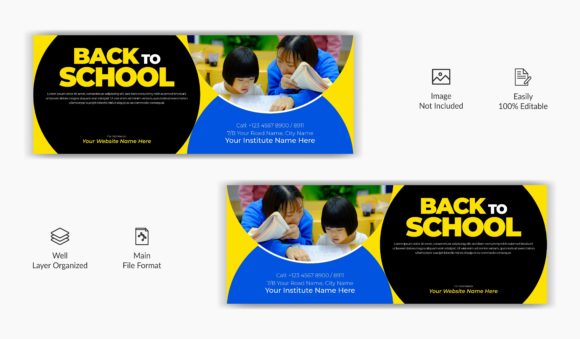 Kids Back to School Facebook Cover Design Guide