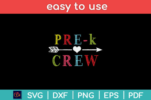 Pre-K Crew Back to School SVG File