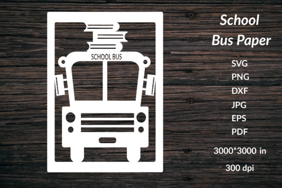 School Bus Papercut: A Back to School SVG for Creative Expression