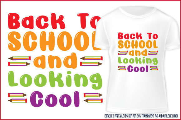 Typography T‑shirt Back to School Pen: More Than Just a Design